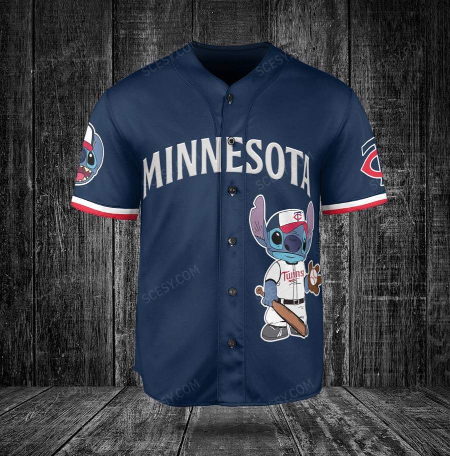 Minnesota Twins Light Blue Baseball Jersey