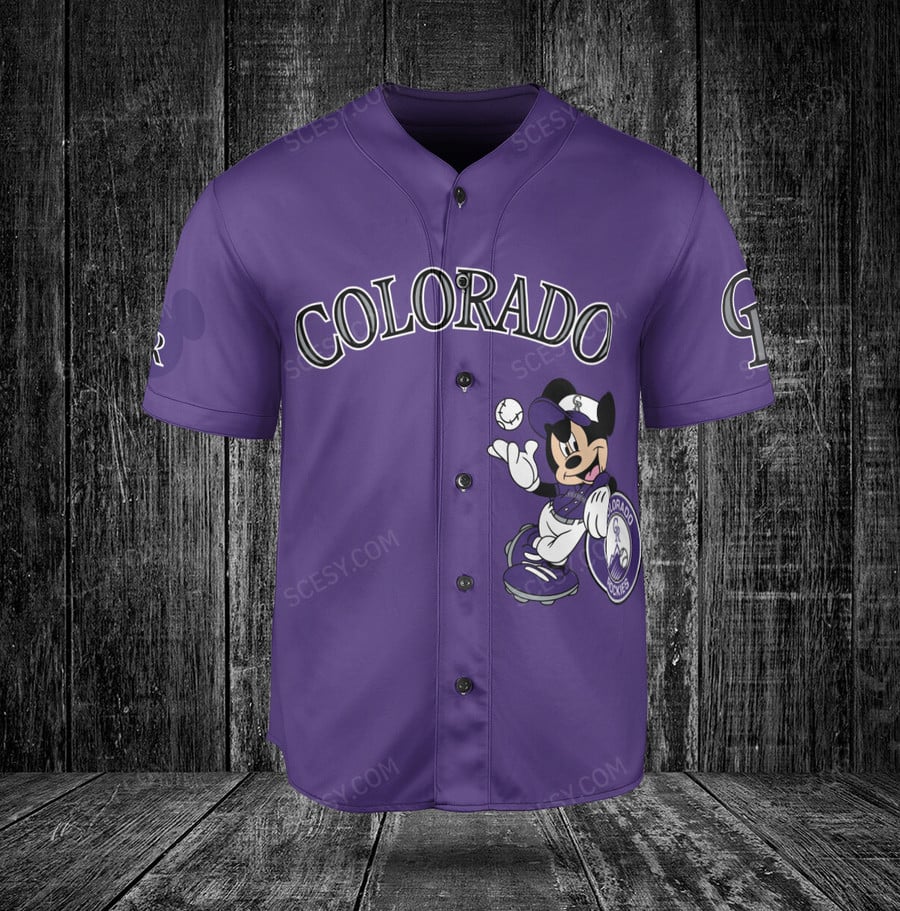 Get Your Mickey Purple Rockies Jersey - Shop Now! - Scesy