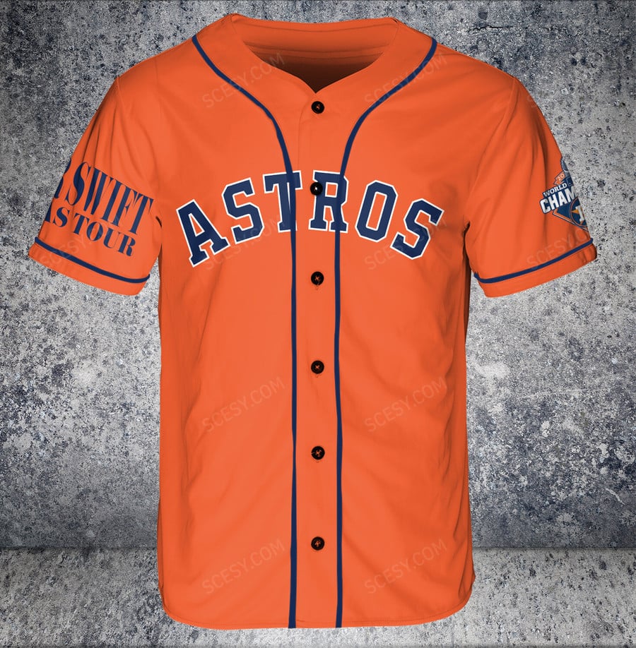 orange astros world series jersey