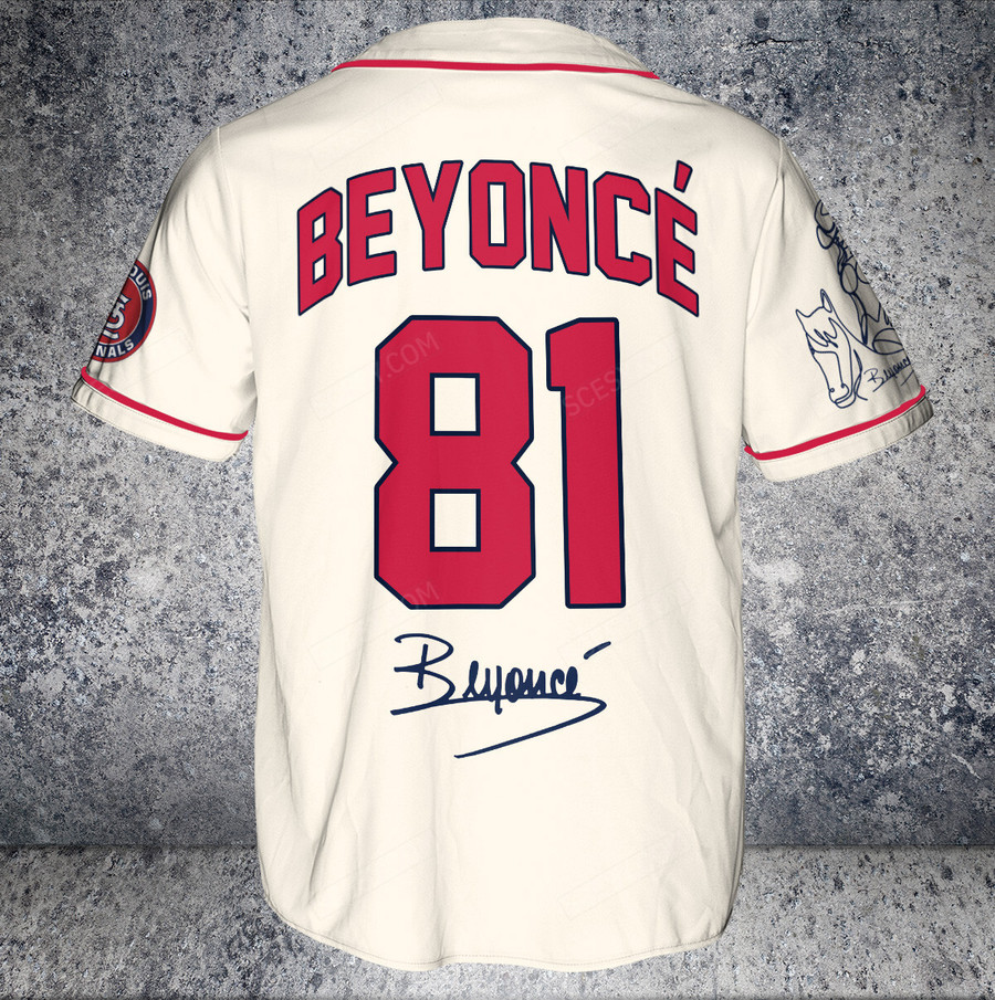Get Your Cream Beyonce Cardinals Baseball Jersey Now! - Scesy