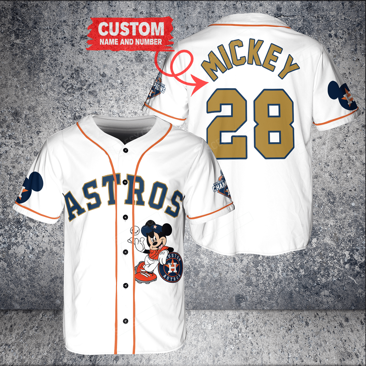 astros champions jersey