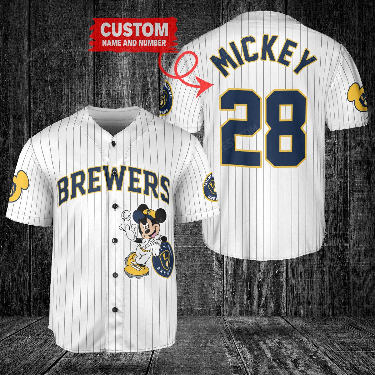 custom brewers shirt
