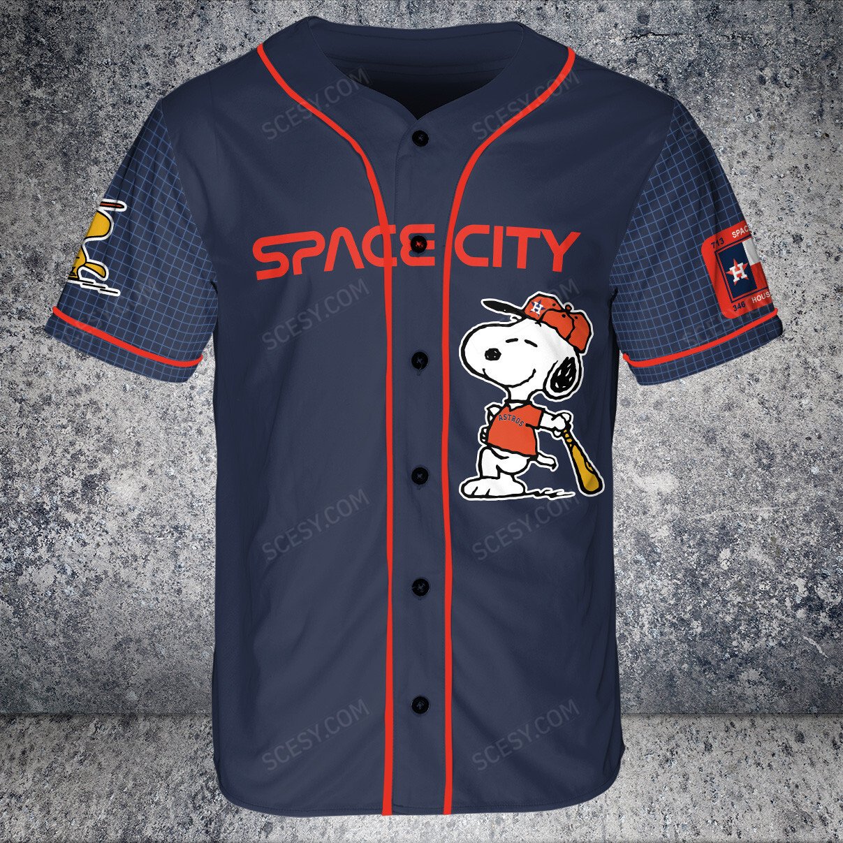 astros space city jersey custom