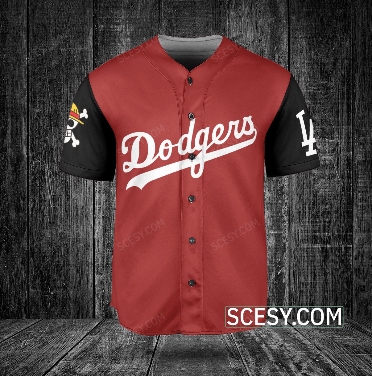 red dodgers jersey