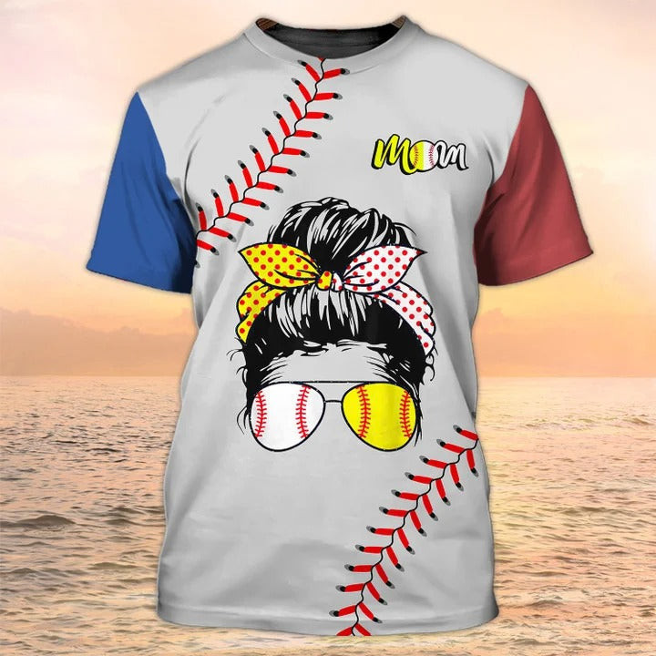 Baseball Softball Mom T-shirt