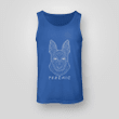 Summer Tank Top For Men  Cool Dog Fashion Print Tank Top Men's Clothing  Full Size Multicolor
