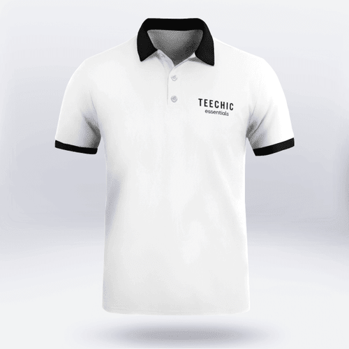 Basic Polo Shirt  Full Size  One Color