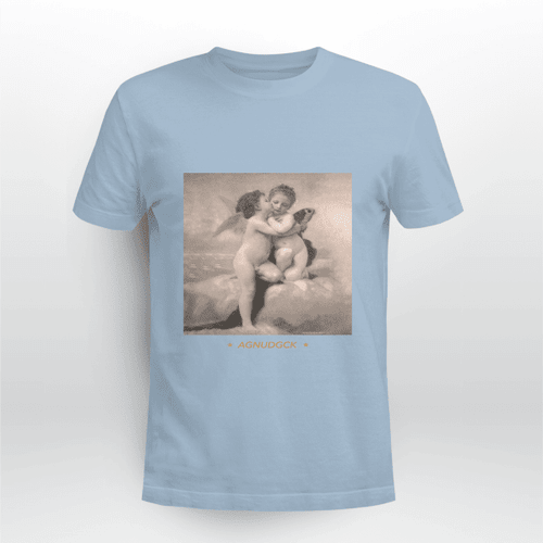 Angel With Unisex T-Shirt Full Size - Multicolor