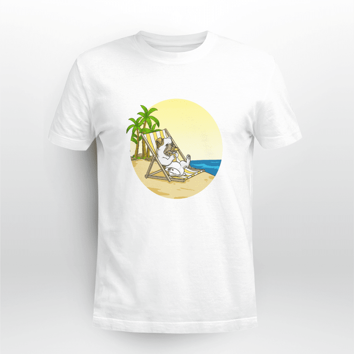 BullDog Beach Juice T-Shirt: Enjoy the Summer Vibes - Full Size - Multicolor