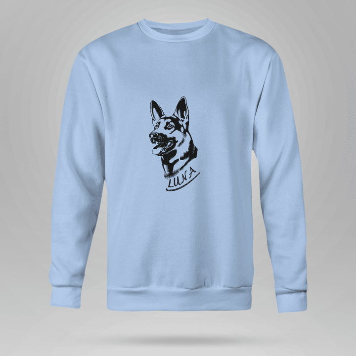 Luna Crewneck Sweatshirt: Show Your Love For The Cutest Dog Ever