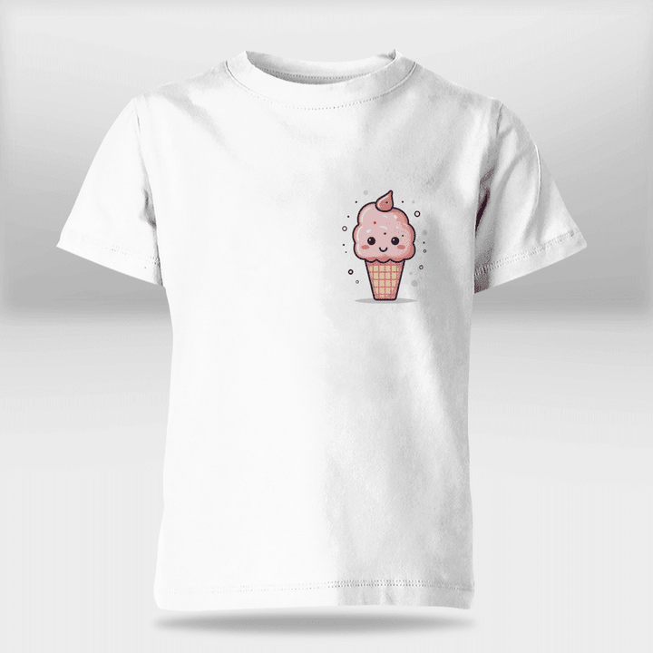 Happy Ice cream Tshirt for Kids Baby Boys Girls