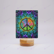 Psychedelic hippie flower lamp