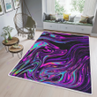 Psychedelic galaxy rug