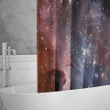 Nebula galaxy shower curtain
