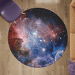 Nebula galaxy round carpet