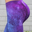 Blue galaxy leggings