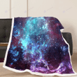 Starfield galaxy sherpa blanket