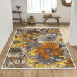Boho vintage flower rug