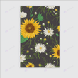 Sunflower daisy rug
