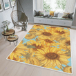 Sunflower sky blue rug