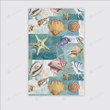 Ocean animal square print rug