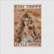 Stay trippie little hippy mushroom wine rug