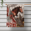 Horse Eagle Free American Flag