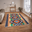 Oriental ethnic pattern rug