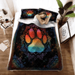 Dog Colorful Quilt Set