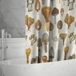 Boho Mushroom Shower Curtain