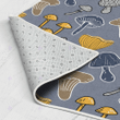 Mushroom chanterelle doodle rug