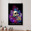 Skull Mushroom Poster