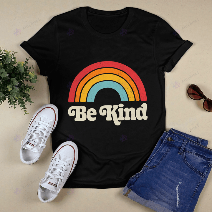Be Kind Retro Sunset Kindness Shirt