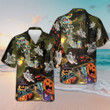 Halloween Music Night Halloween Hawaiian Shirt Halloween Button Up Shirt Gifts For Cousin