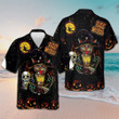 I'm A Bad Witch Cat Hawaiian Shirt Halloween Button Up Shirt Gift Ideas For Husband