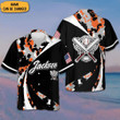 Custom Baseball Hawaiian Shirt Button Up Beach Shirts Men