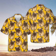 Pugs Hawaiian Shirt Cute Dog Lover Pug Button Down Shirt Clothing