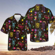 Colorful Cocktail Hawaiian Shirt Mens Short Sleeve Summer Aloha Shirts