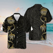 In The Ocean Polynesian Pattern Hawaiian Shirt Beach Short Sleeve Button Up Shirt Men's
