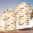 Dachshund Pattern Hawaiian Shirt Dachshund Lover Themed Sausage Dog Gifts For Him Her