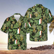 Ireland Flag Cross Celtic Harp Hawaiian Shirt Irish St Patrick's Day Aloha Shirt Gifts