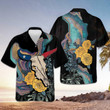 Longhorn Skull Texas Hawaiian Shirt Proud Texas Button Down Shirt Clothing For Men