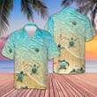 Baby Sea Turtles Hawaiian Shirt Men's Vacation Button Up Shirts Turtle Lovers Gifts