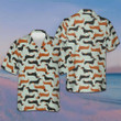Tiny Dachshund Dog Pattern Hawaiian Shirt Dog Owner Men's Summer Shirts Sale Clothing