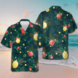 Christmas Ball Ornaments Hawaiian Shirt Short Sleeve Button Down Beach Shirts Gifts For Xmas