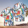 Colorful Parrots Hawaiian Shirt Summer Button Down Shirt Themed Gifts For Parrot Lovers