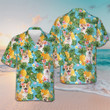 Pineapple And Corgis Hawaiian Shirt Men's Button Down Beach Shirts Dog Owners Gifts