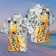 Play With Music Saxophone Hawaiian Shirt Short Sleeve Button Down Beach Shirts For Music Lover