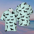 Dachshund Dogs Hawaiian Shirt Vacation Button Down Shirts Gifts For Dachshund Lovers