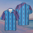 Vertical Swimming Pool Pattern Hawaiian Shirt Vacation Button Down Shirts Gifts For Swimmers